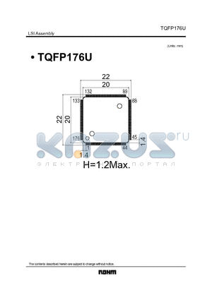 TQFP176U datasheet - LSI Assembly