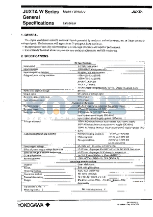 WH9A datasheet - Linearizer