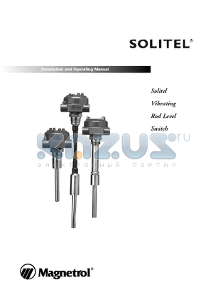 V1H-D1B0-025 datasheet - Solitel Vibrating Rod Level Switch