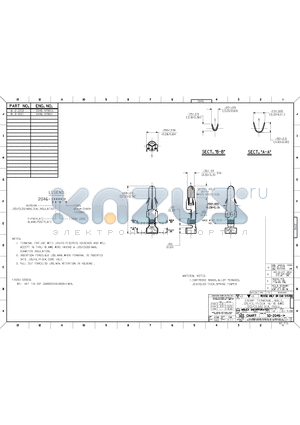 WM2597TR datasheet - CRIMP TERMINAL, MALE, . 125 /(3.17) DIA 16-18 AWH .120/(3.05) DIA/ INSUL.