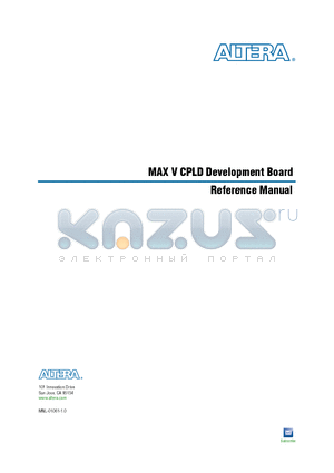 5M570ZF256C5N datasheet - MAX V CPLD Development Board