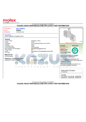 60800B107 datasheet - Conductor Anvil