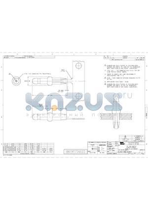 60809-1 datasheet - PIN, .058 DIAMETER, PHOSPHER BRONZE, PRESS FIT, P.C. CONTACT