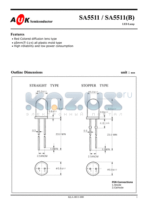 SA5511 datasheet - LED Lamp