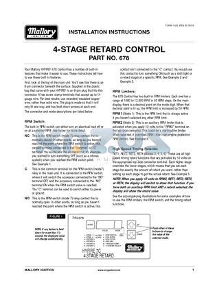 678 datasheet - 4-STAGE RETARD CONTROL