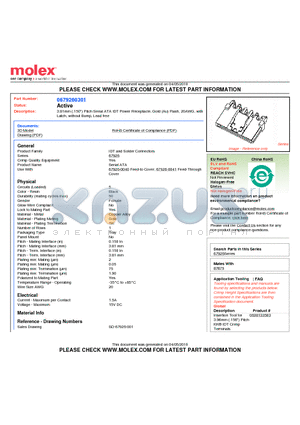 67926-0301 datasheet - 3.81mm (.150