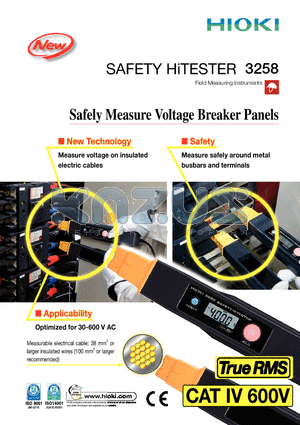 3258 datasheet - SAFETY HiTESTER