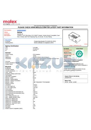 44432-2001 datasheet - 3.00mm (.118