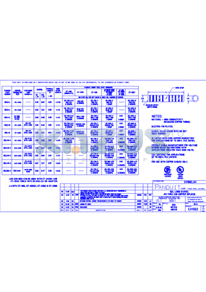 SCL1-E datasheet - SCL LONG BARREL 8 THRU 250 COPPER SPLICES