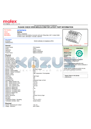 SD-47507-001 datasheet - 2.00mm (.079