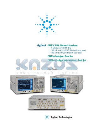 E5071C datasheet - ENA Network Analyzer