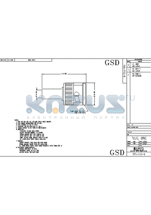 SD755-112-9 datasheet - PLUG, BNC