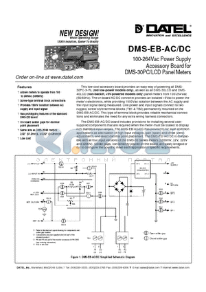 EB-ACDC datasheet - DMS-EB-AC/DC