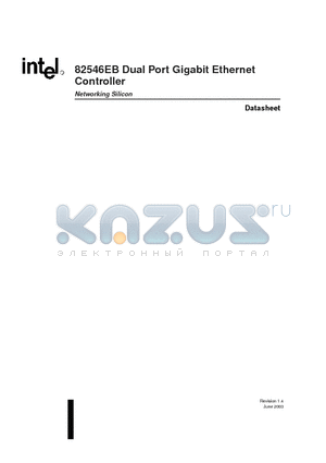 82546EB datasheet - Dual Port Gigabit Ethernet Controller