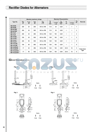 SG-9 datasheet - Rectifier Diodes for Alternators