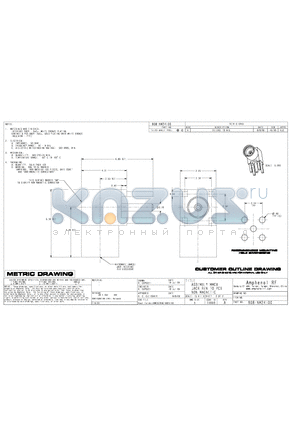 908-NM24100 datasheet - ASSEMBLY MMCX JACK R/A TO PCB NON MAGNETIC