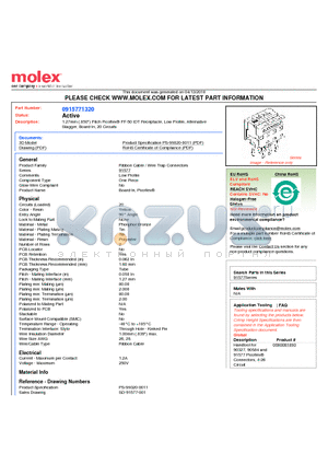 91577-1320 datasheet - 1.27mm (.050