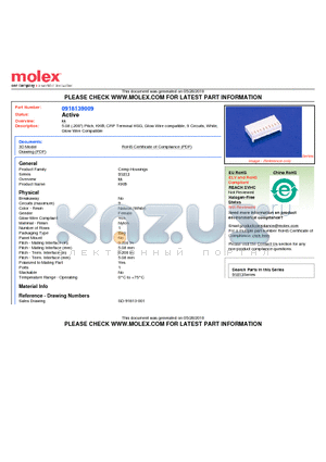 91813-9009 datasheet - 5.08 (.200