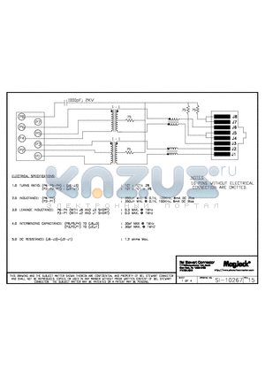 SI-10267 datasheet - BEL STEWART CONNECTOR