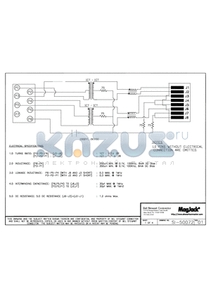 SI-50072 datasheet - SI-50072