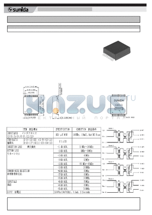 CLP135 datasheet - LAN pulse transformer for 1000Base-T