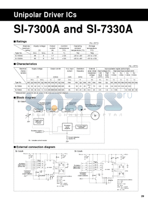 SI7300A datasheet - Unipolar Driver ICs