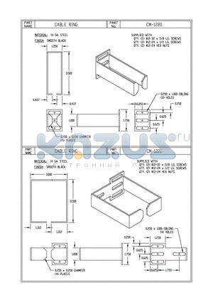 CM-1220 datasheet - CABLE RING