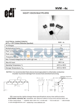 NVM-4X datasheet - NIGHT VISION MULTIPLIERS