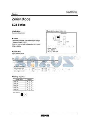 EDZ datasheet - Zener diode