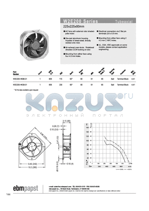 W2E200-HK38-01 datasheet - TUBEAXIAL