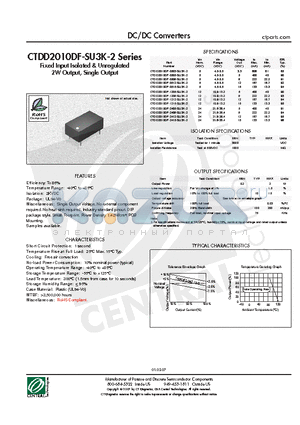 CTDD2010DF-2415-SU3K-2 datasheet - DC/DC Converters