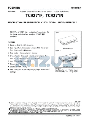 AC9272F datasheet - CMOS DIGITAL INTEGRATED CIRCUIT