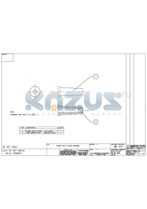 X14131 datasheet - STRAIN RELEIF GLAND ASSEMBLY