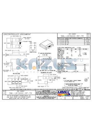 SML-LX15GGC-RP-TR datasheet - SOT-23 REPLACEMENT