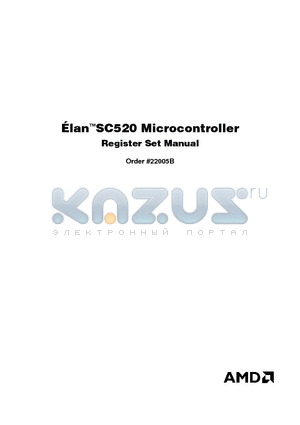 ELANSC520 datasheet - Microcontroller