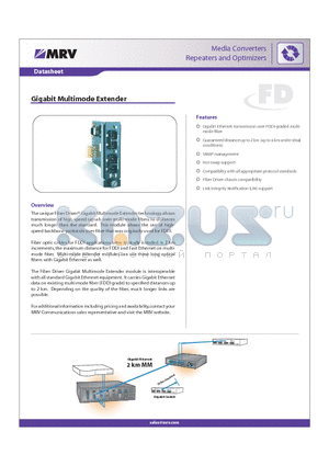 EM316G-MX datasheet - Gigabit Multimode Extender