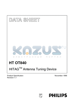 HTOT840 datasheet - HITAGTM Antenna Tuning Device