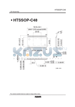 HTSSOP-C48 datasheet - LSI Assembly