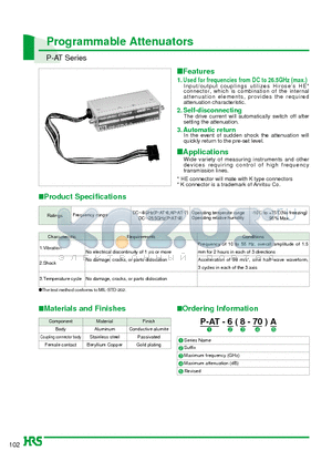 P-AT-826.5-70A datasheet - Programmable Attenuators