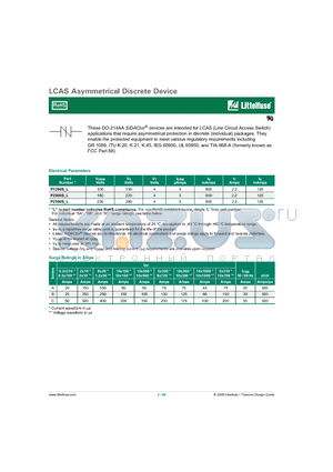 P1200S_L datasheet - LCAS Asymmetrical Discrete Device