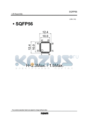 SQFP56 datasheet - LSI Assembly