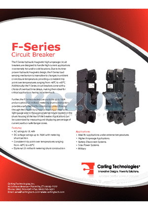 FA2-B0-14-820-12A-BG datasheet - Circuit Breaker