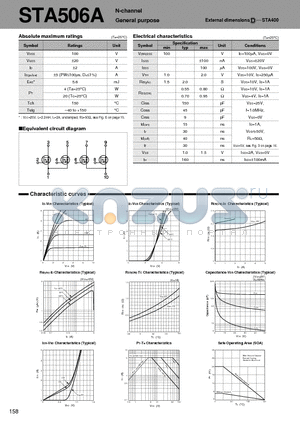 STA506A datasheet - N-channel General purpose