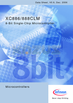 XC886CLM datasheet - 8-Bit Single-Chip Microcontroller