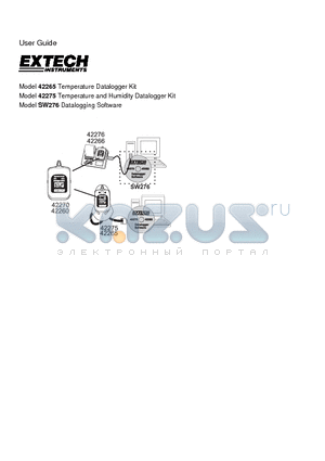 SW276 datasheet - Temperature Datalogger Kit