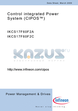 IKCS17F60F2A datasheet - Control integrated Power System