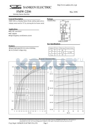 FMW-2206 datasheet - Schottky Barrier Rectifier