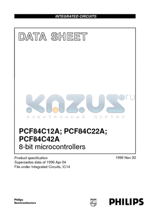 PCF84C22A datasheet - 8-bit microcontrollers