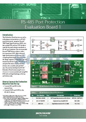 TBU-CA065-200-WH_1111 datasheet - RS-485 Port Protection