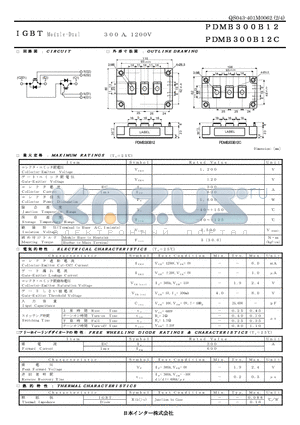 PDMB300B12_1 datasheet - 300A, 1200V